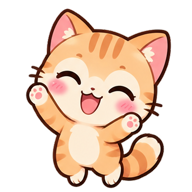 笑眯眯的小橘猫